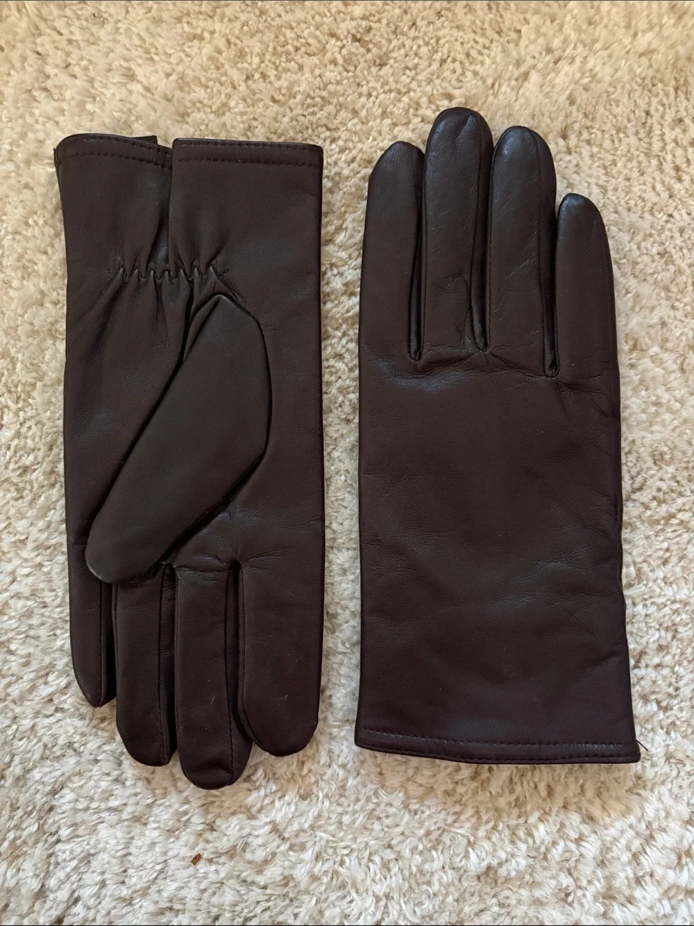 3M Thinsulate Women’s Leather Gloves - Dark Brown